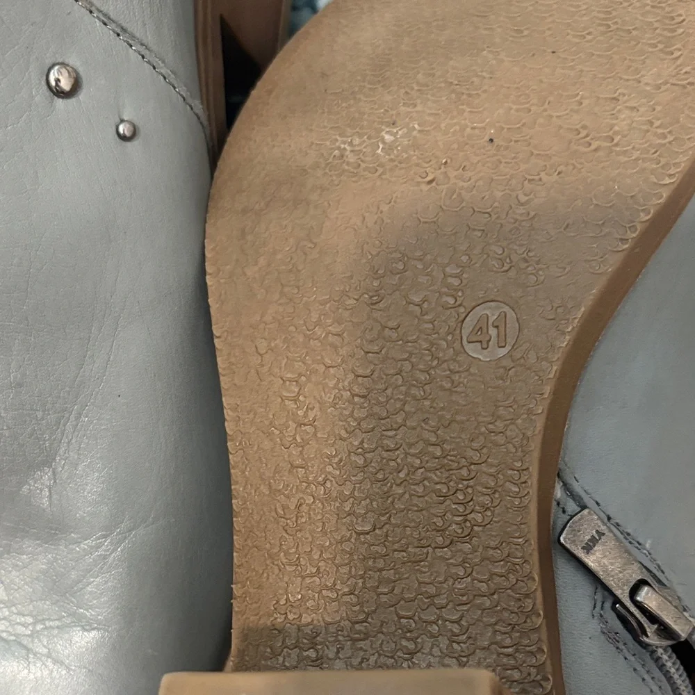Spring Step Gray Ankle Boots - Picture 5 of 5